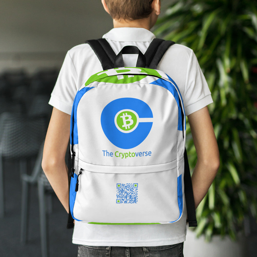 The Cryptoverse Logo Backpack