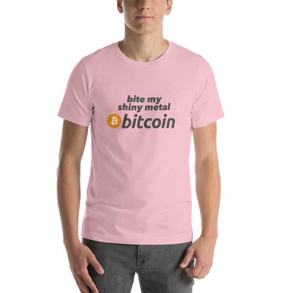 Bite my Bitcoin Short-Sleeve Unisex T-Shirt