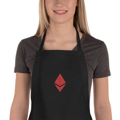 Ethereum Embroidered Apron
