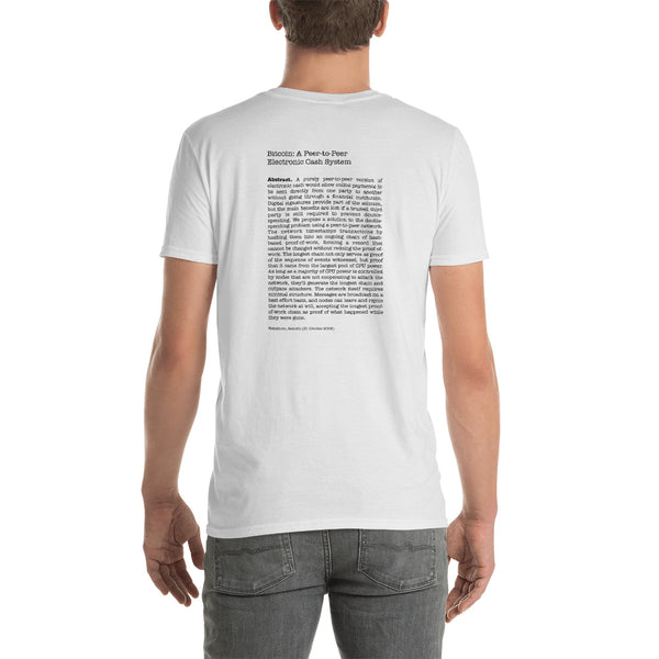 Bitcoin Abstract Short-Sleeve Unisex T-Shirt