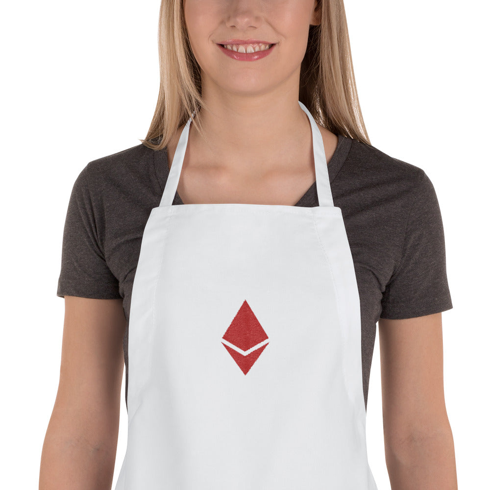 Ethereum Embroidered Apron