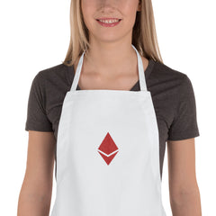 Ethereum Embroidered Apron