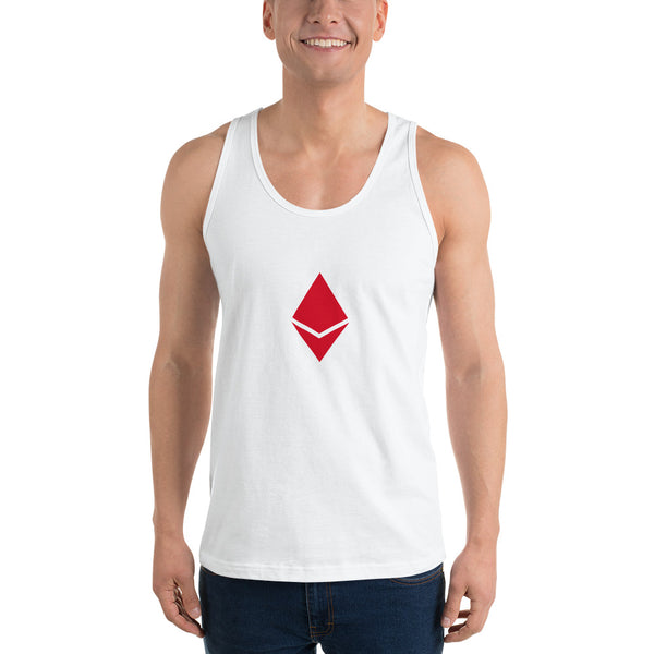 Ethereum Red Classic tank top (unisex)