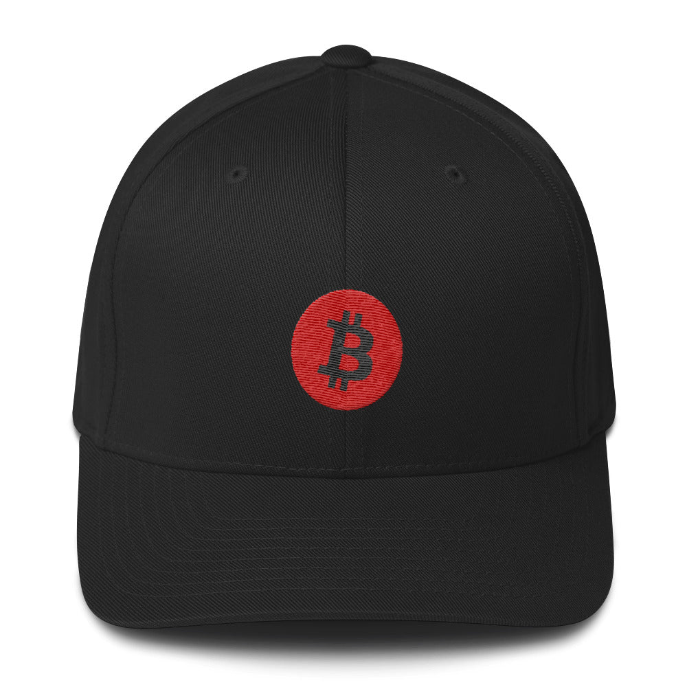 Bitcoin Logo Structured Twill Cap