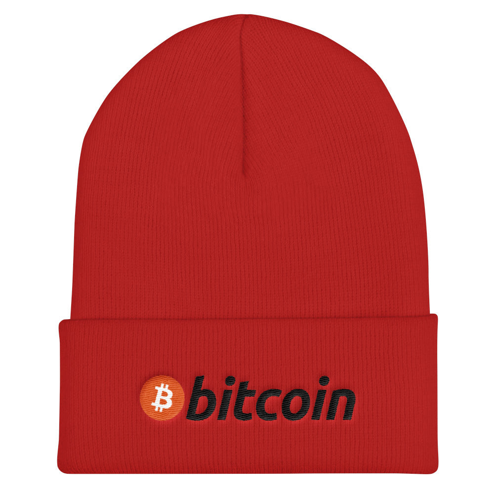 Bitcoin Cuffed Beanie